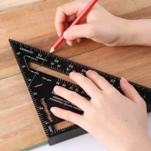 engineering students triangle ruler protractor
