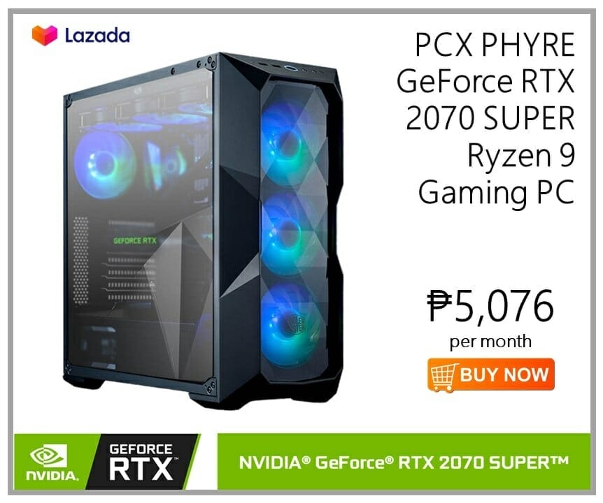 Computer (Industries) Lazada PCX PHYRE GeForce RTX 2070 SUPER Ryzen 9