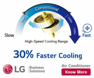 LG Electronics Dubai HVAC faster cooling