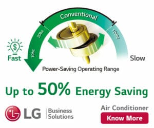 LG Dubai energy saving
