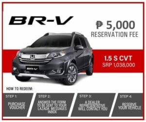 Honda BRV car reservation automobile