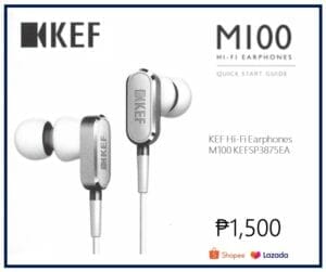 Lazada, Shopee KEF Earphones M100 - Best Earphones in the Philippines