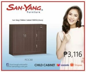 San Yang Cabinet for sale online with Sarah Geronimo