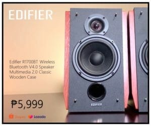Lazada, Shopee Top brand Edifier R1700BT Wireless Bluetooth V4.0 Speaker Multimedia 2.0 Wooden Notebook Desktop Audio
