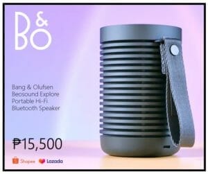 Bang & Olufsen Beosound Explore Portable Durable Bluetooth Speaker