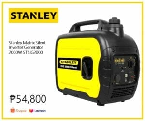 Lazada Shopee Stanley Matrix Silent Inverter Generator 2000W STSIG2000