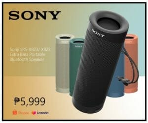 Lazada, Shopee Top brand Sony SRS-XB23/ XB23 Extra Bass Portable Bluetooth Speaker