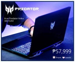 Acer Predator Helios 300 PH315-54-55A4 15.6" i5-11400H 8GB 512GB RTX3050Ti Win 11 Gaming Laptop