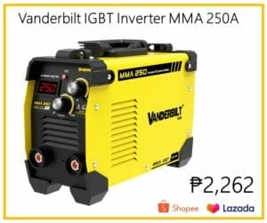 Best portable welding machine - Vanderbilt IGBT Inverter MMA 250A