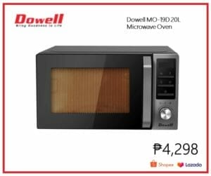 Lazada Shopee Dowell MO-19D 20L Microwave Oven