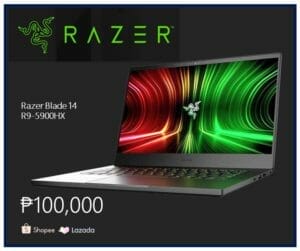 Razer Blade 14 R9-5900HX best gaming laptop in the Philippines