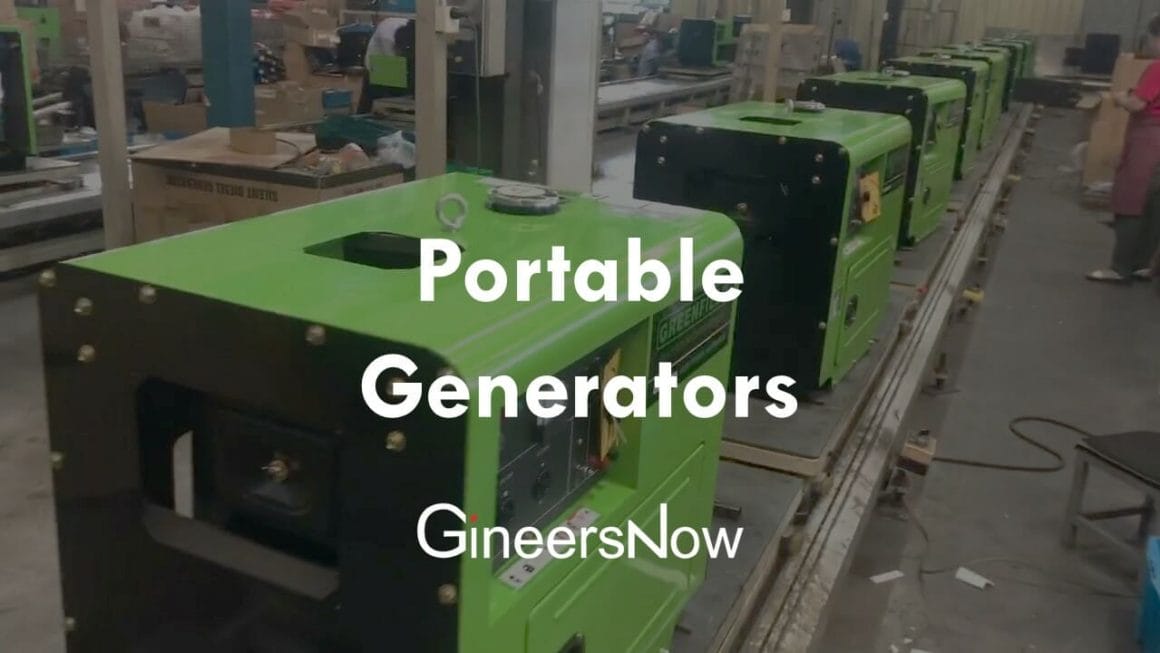 Portable gas generators on the manufacturing 