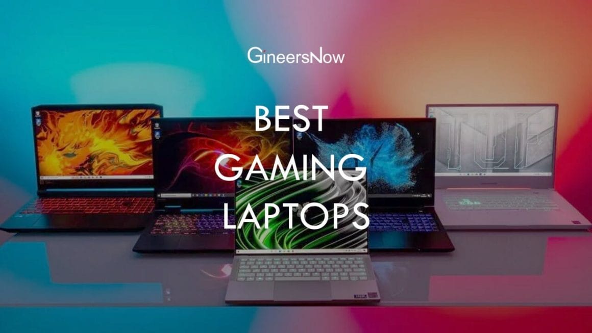 5 best gaming laptops in the Philippines with GineersNow logo
