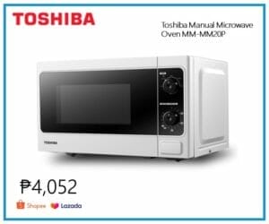 Lazada Shopee Toshiba Manual Microwave Oven MM-MM20P