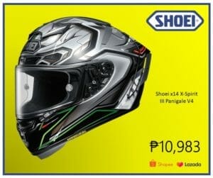 Lazada, Shopee Shoei x14 X-Spirit III Panigale V4 is one of the best motorcycle helmets in the Philippines