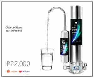 Lazada, Shopee George Steve is one of the best water purifiers in the Philippines