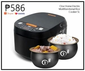 One Home electric rice cooker 5L  is one of the best rice cookers in the Philippines