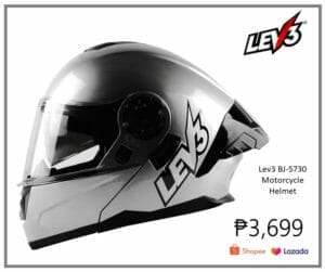 Lazada, Shopee Lev3® is one of the cheapest motorcycle helmets in the Philippines