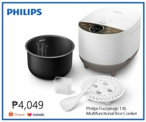 Best rice cookers and multifunction steamer Philippines, Philips HD4515/68 Daily Fuzzylogic 1.8L 10cups, 3D Heating Rice cooker