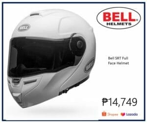 Lazada, Shopee Bell SRT Full Face Helmet is one of the best motorcycle helmets in the Philippines