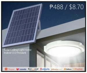 Cheapest price Solar Ceiling Light Home Indoor LED Ceiling Pendant Light in the Philippines
