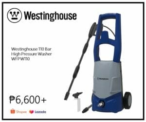 Lazada Shopee Westinghouse 110 Bar High Pressure Washer WFPW110