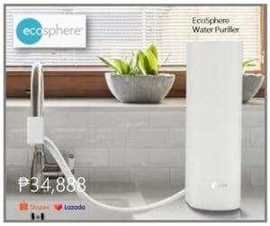EcoSphere is one of the best water purifiers in the Philippines