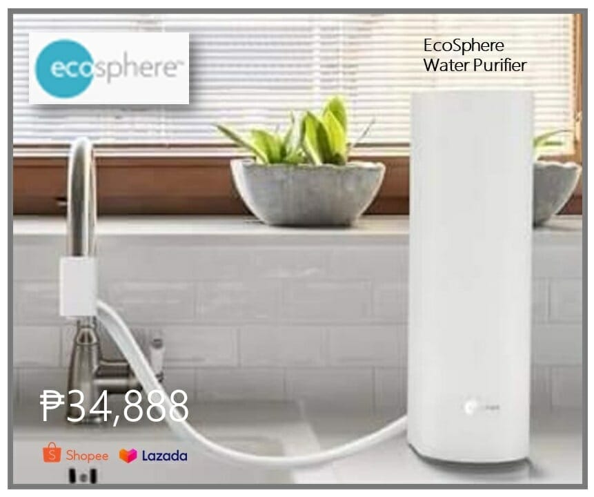 Lazada, Shopee EcoSphere is one of the best water purifiers in the Philippines