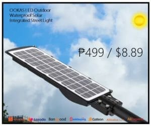 Cheapest price OOKAS 3 years warranty LED solar lights outdoor waterproof Solar Integrated Street Light Philippines