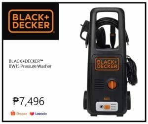 Lazada Shopee BLACK+DECKER™ BW15 Pressure Washer