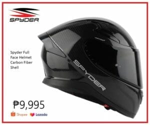 Lazada, Shopee Spyder is one of the best motorcycle helmets in the Philippines