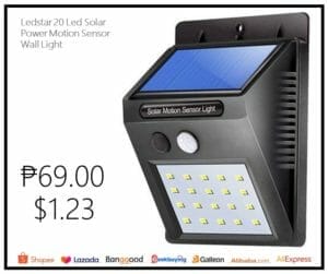 Cheapest Ledstar 20 Led Solar Power Motion Sensor Wall Light Philippines