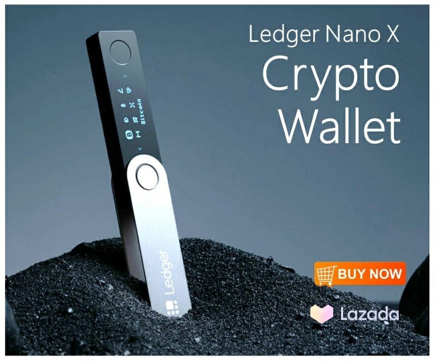 Lazada Shopee Ledger Nano X Cryptocurrency Blockchain Wallet