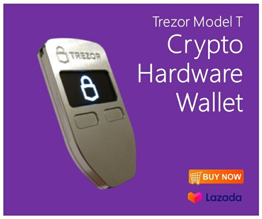 Trezor Model-T Cryptocurrency Hardware Wallet