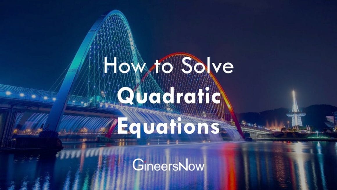Quadratic formula in building construction engineering and real life application