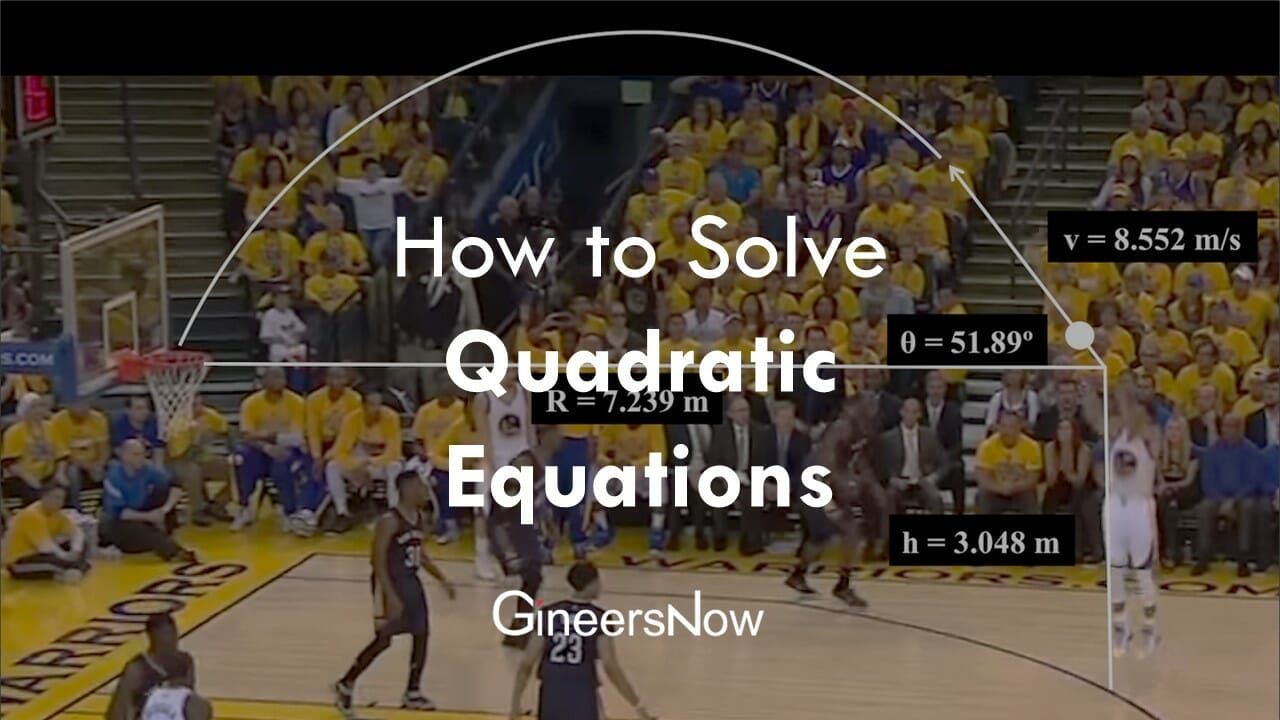 How to solve quadratic equations can be found in basketball and many sports