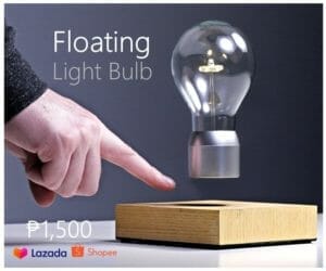 Lazada, Shopee floating levitating bulb