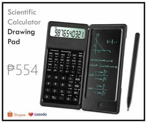 Lazada, Shopee scientific calculator drawing pad