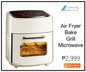 Icon best air fryers Price Philippines. What are the top 3 air fryers?