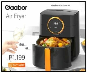 Gaabor is one of the best air fryers in Manila, Cebu, and Davao. Which brand is good in air fryer?