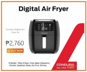 Condura best air fryers Price Philippines. Things to look for while buying air fryers