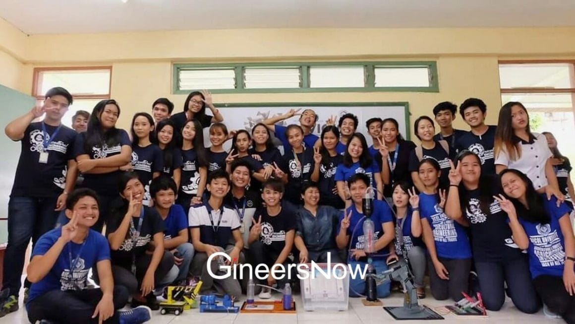 Engr. Estanislao Alim IV with his school mates and classmates in Bicol University 