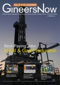 GineersNow Oil and Gas magazine front cover- 13 Best Paying Jobs In Oil And Gas Production