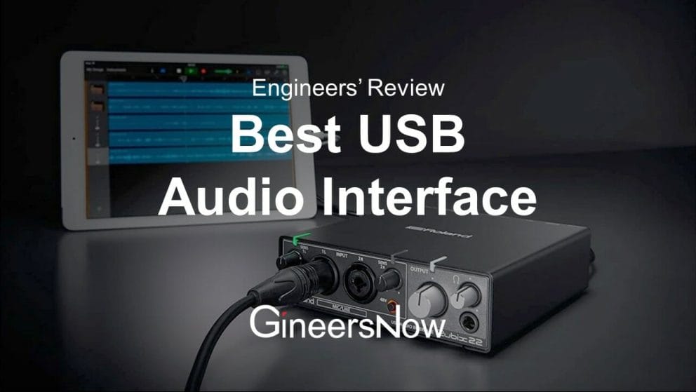 How do I use a USB audio interface?