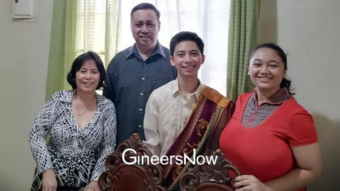 Engr. Dominic Fargas with his family