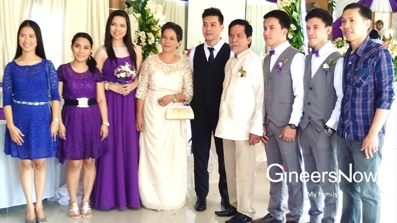 Top 2 engineer LJ Pesigan with her family