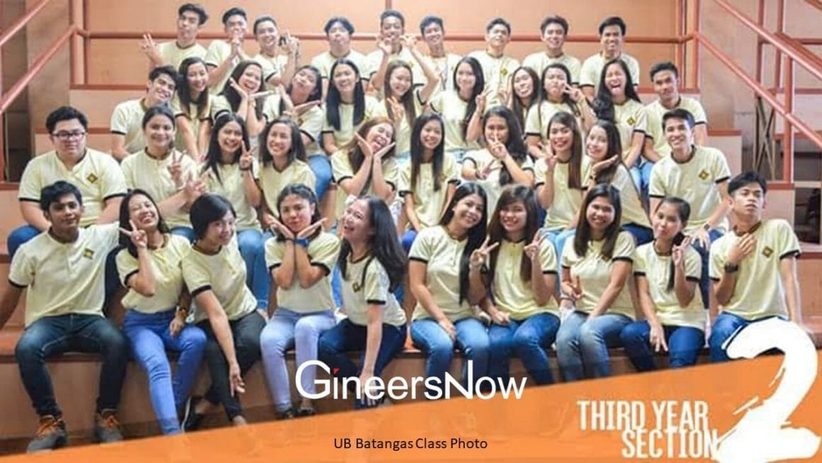 UB Batangas civil engineering Class Photo