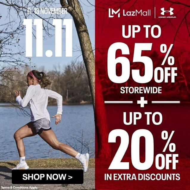 Under Armour Lazada Sale: To Off -