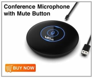 Conference Microphone with Mute Button