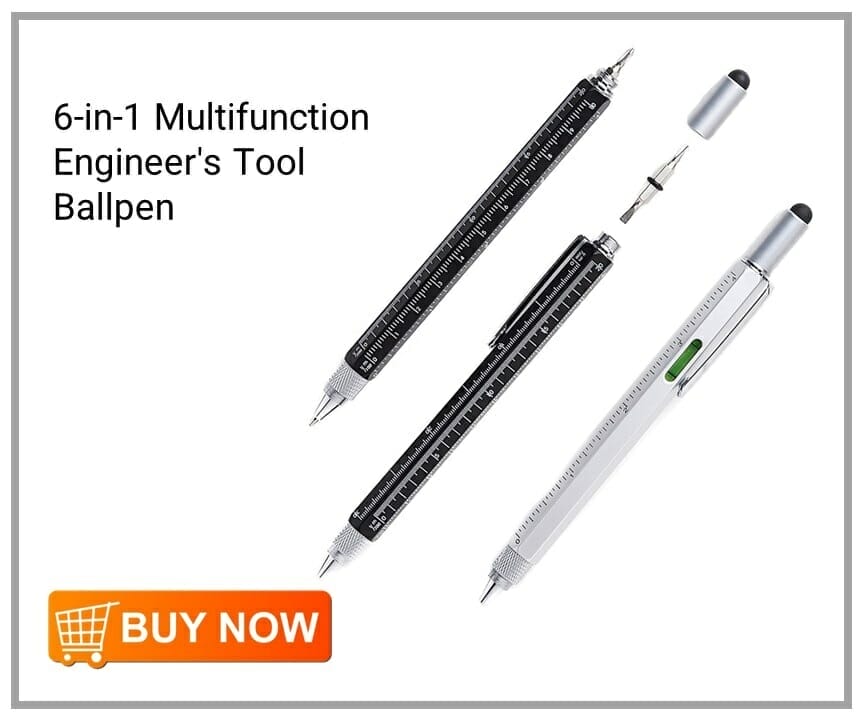 6-in-1 Multifunction Engineer_s Tool Ballpen